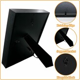 3D Fotolijst A4 om te Vullen - Zwart MDF | 27% Korting!