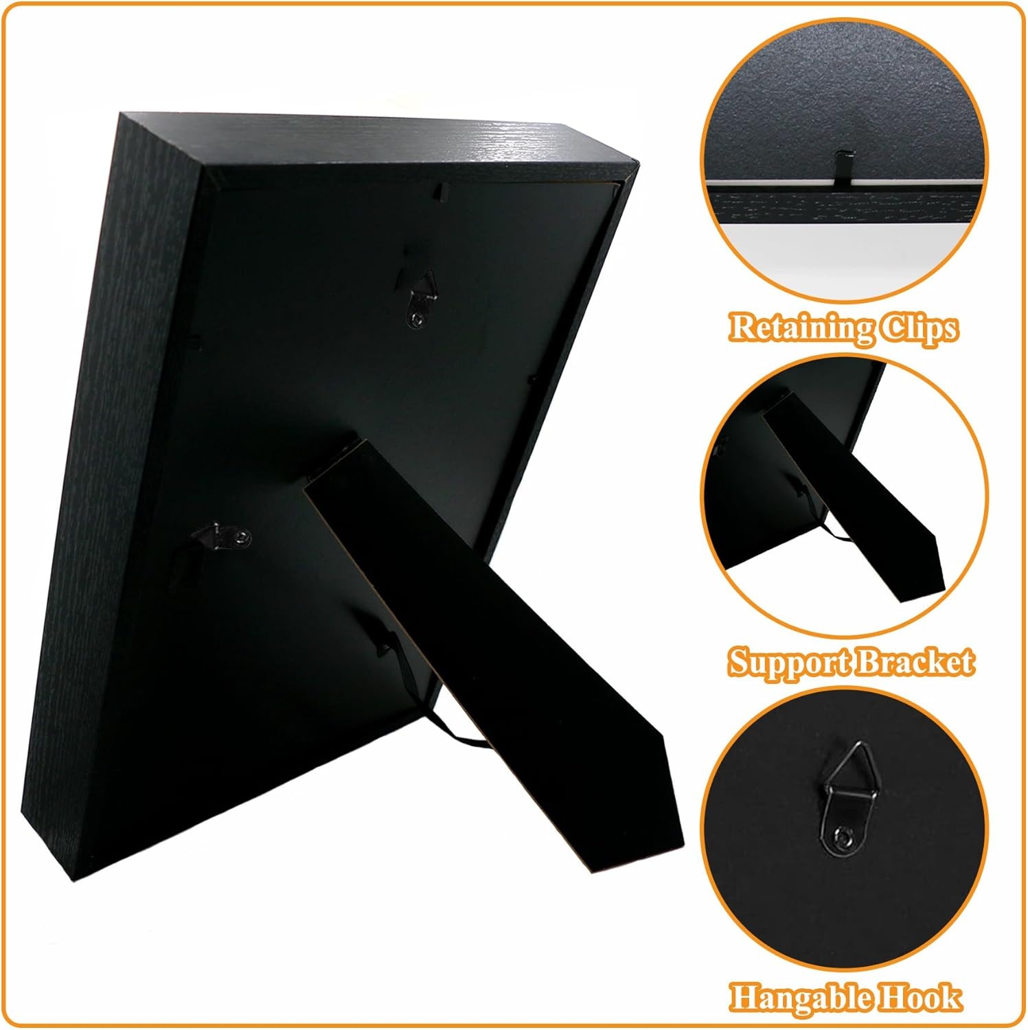 3D Fotolijst A4 om te Vullen - Zwart MDF | 27% Korting!