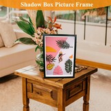 3D Fotolijst A4 om te Vullen - Zwart MDF | 27% Korting!