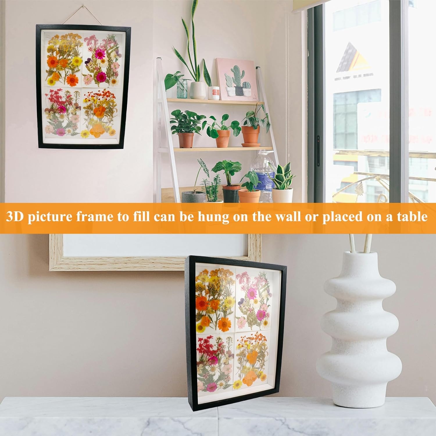 3D Fotolijst A4 om te Vullen - Zwart MDF | 27% Korting!