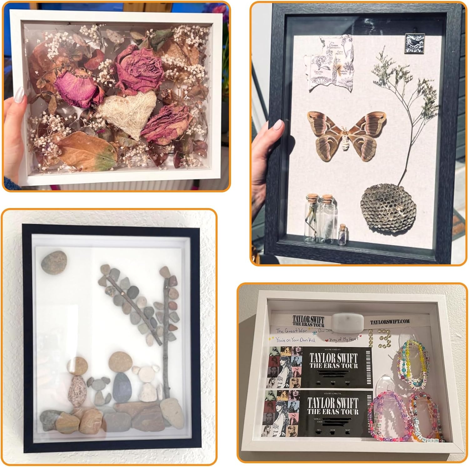 3D Fotolijst A4 om te Vullen - Zwart MDF | 27% Korting!