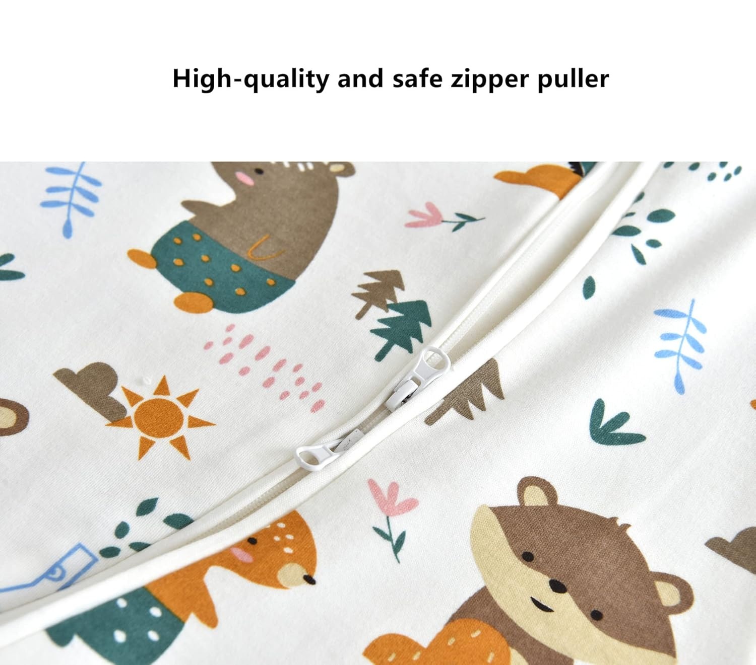 Baby Slaapzak 1.5 Tog Katoen 90/100cm Jungleprint 28% Korting