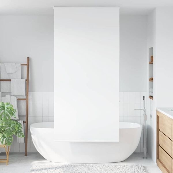 vidaXL Doucherolgordijn Wit - 110x240 cm (31% korting)