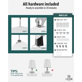 Massief Houten Meubelpoten Taps 10cm (Set van 4) - 75% Korting!