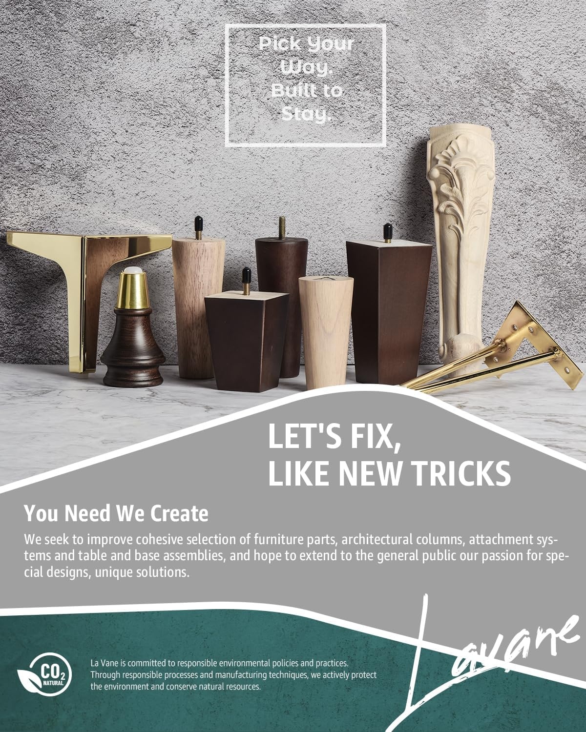 Massief Houten Meubelpoten Taps 10cm (Set van 4) - 75% Korting!