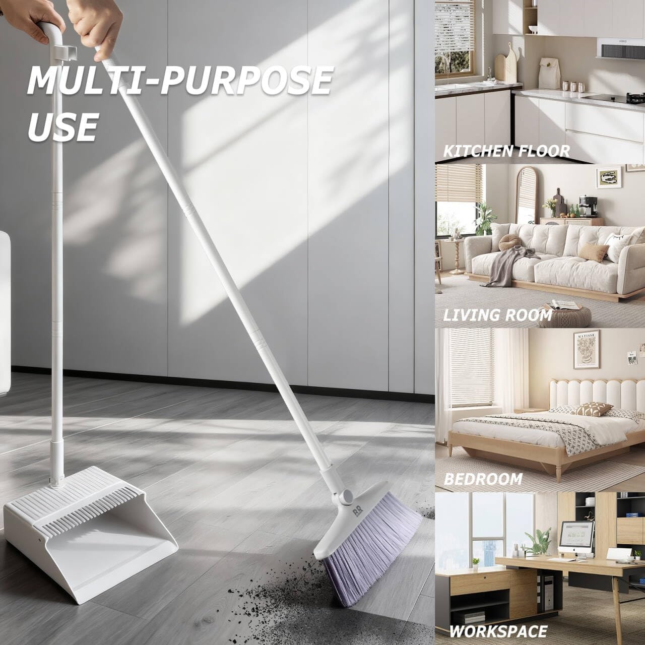 Stoffer & Blik Set Wit - 27% Korting!