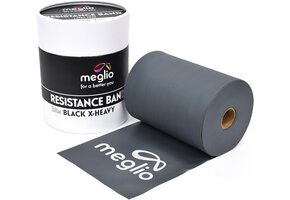 Extra Zware Latexvrije Weerstandsband 23m Zwart - 57% Korting