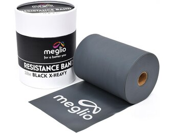Weerstandsband Extra Zwaar Zwart 23m - Latexvrij (29% Korting)