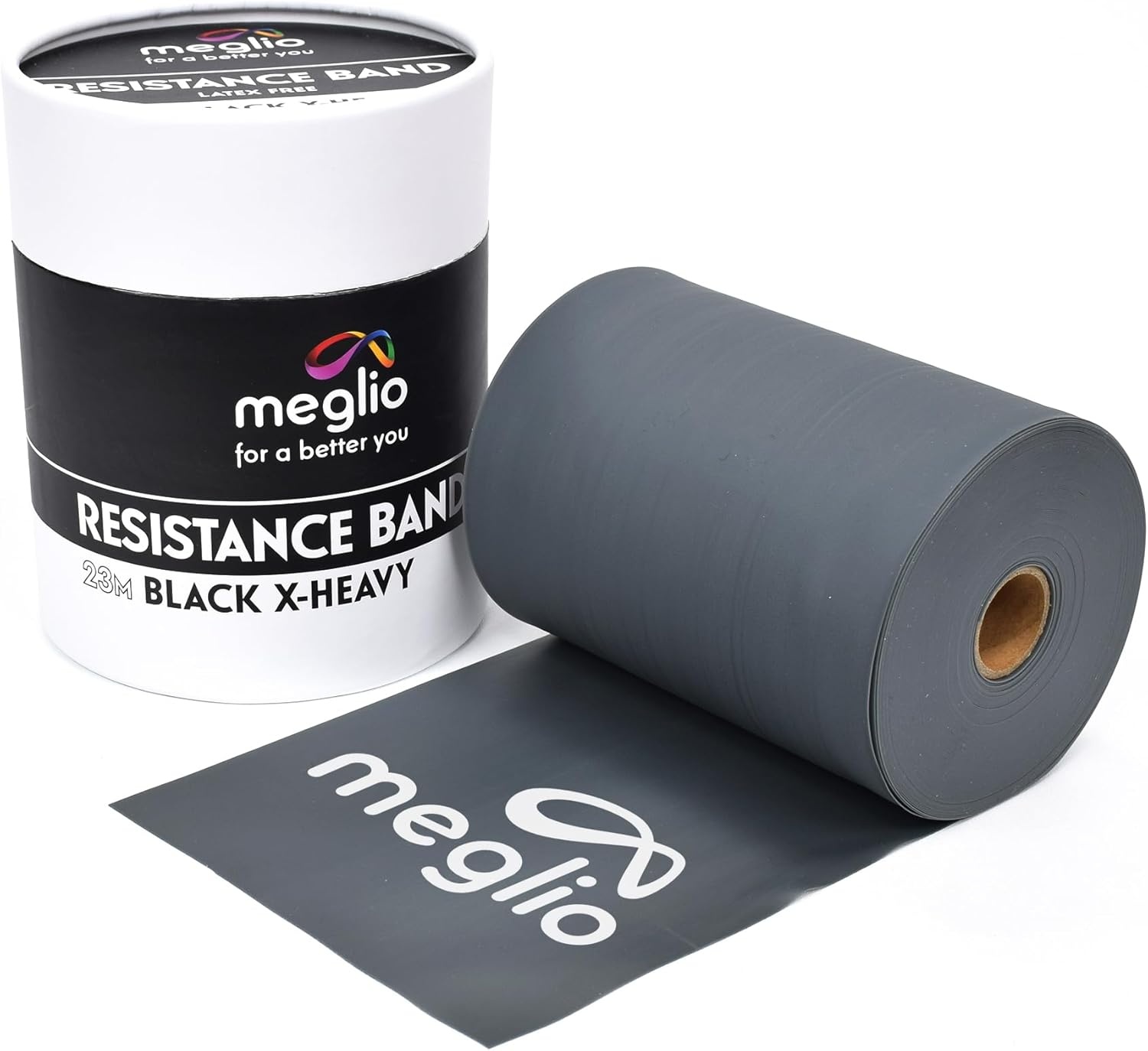 Weerstandsband Extra Zwaar Zwart 23m - Latexvrij (29% Korting)