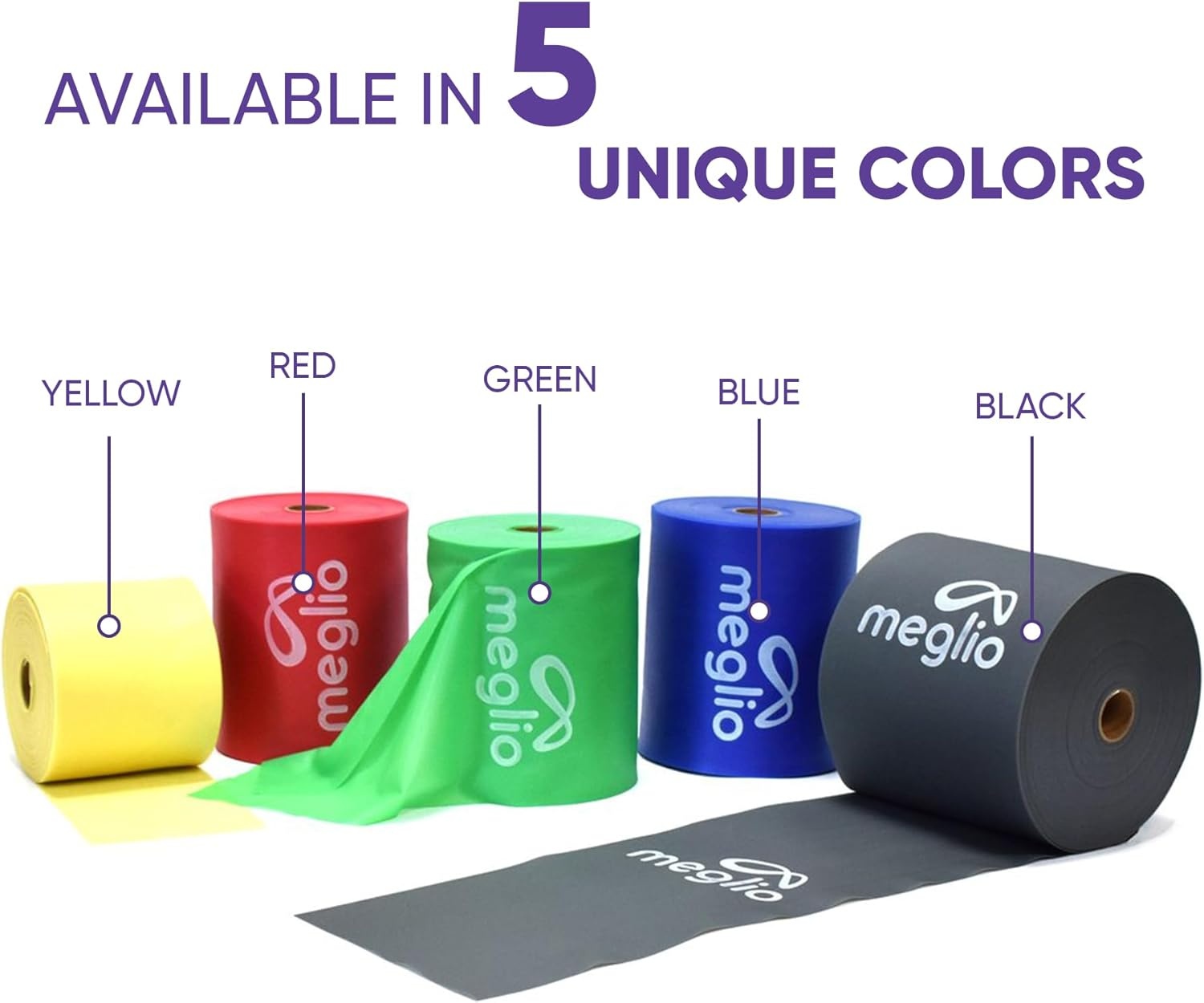 Weerstandsband Extra Zwaar Zwart 23m - Latexvrij (29% Korting)