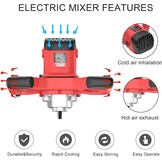 Elektrische Mortelmixer 2100W - 6 Versnellingen | 34% Korting!