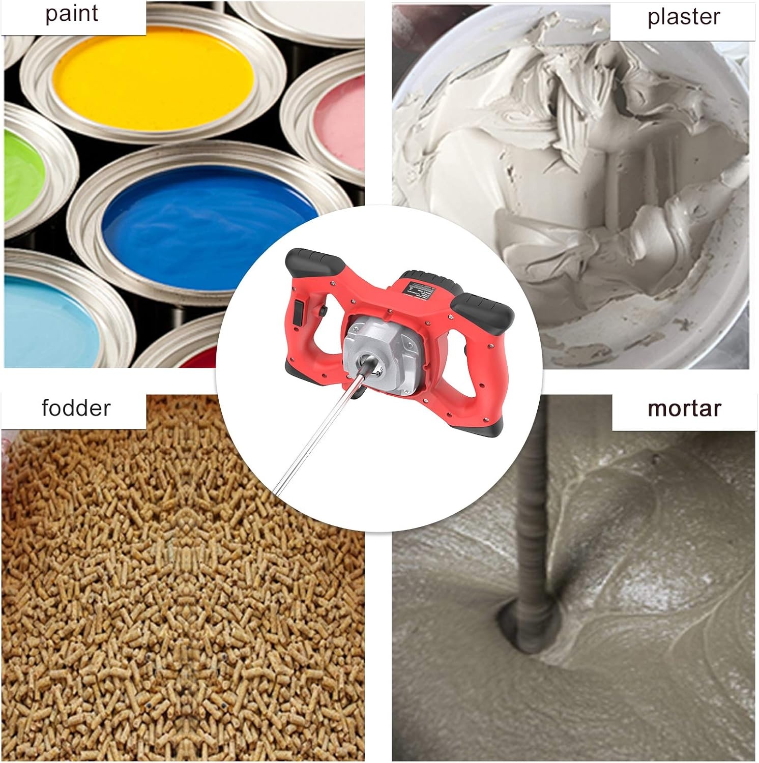 Elektrische Mortelmixer 2100W - 6 Versnellingen | 34% Korting!