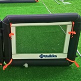 Opblaasbare Hondenren 100cm Grijs: Veilig Buitenplezier - 29% Korting!