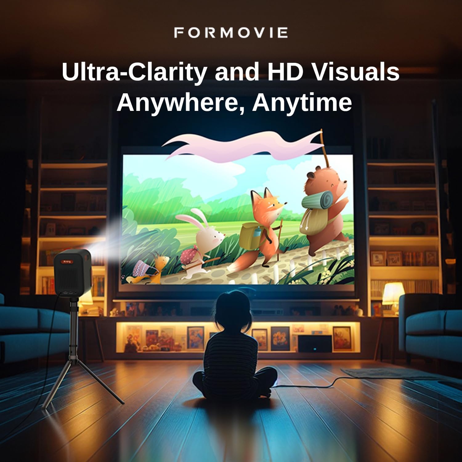 Beamer Projector 1080P met Google TV & Dolby Audio | 30% Korting