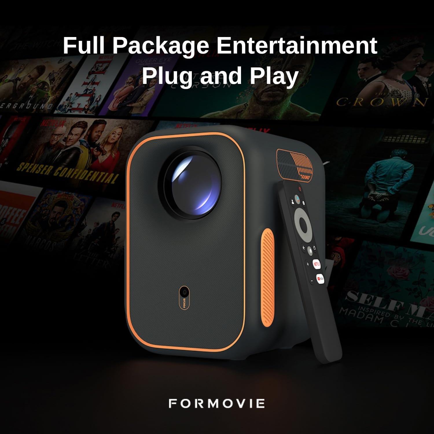 Beamer Projector 1080P met Google TV & Dolby Audio | 30% Korting