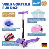 Kinderstep Driewieler Kinnaz One | 47% Korting | 2-7 Jaar | LED-Wielen