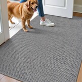 Grijze Deurmat 90x140 cm - 36% Korting | Wasbaar, Antislip
