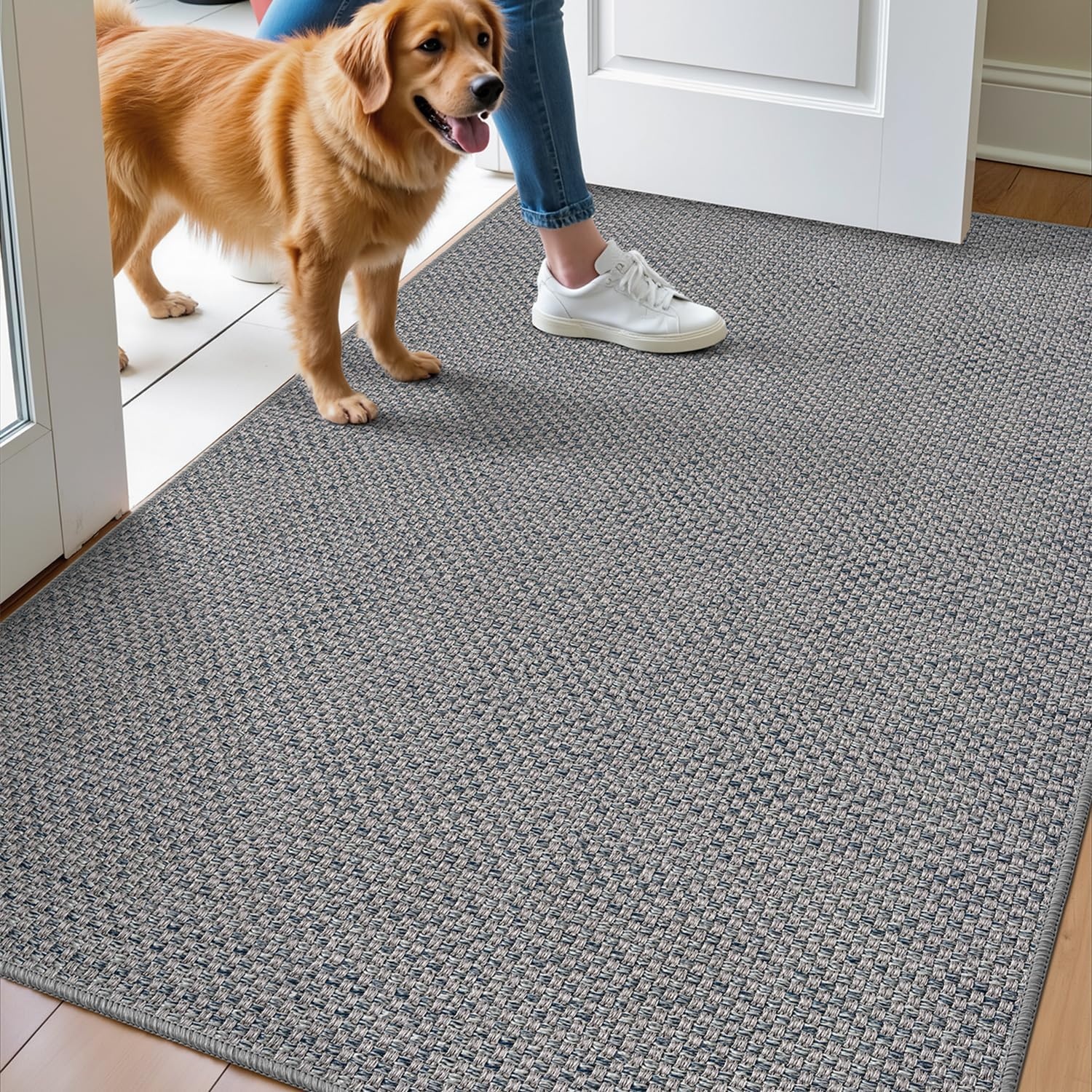 Grijze Deurmat 90x140 cm - 36% Korting | Wasbaar, Antislip