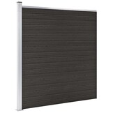 vidaXL Schuttingpaneel HKC Zwart 175x186 cm - 57% Korting!