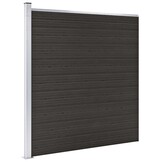 vidaXL Schuttingpaneel HKC Zwart 175x186 cm - 57% Korting!