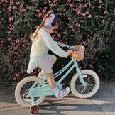 Meisjesfiets 16 inch Groen Retro met Zijwielen | 37% Korting!