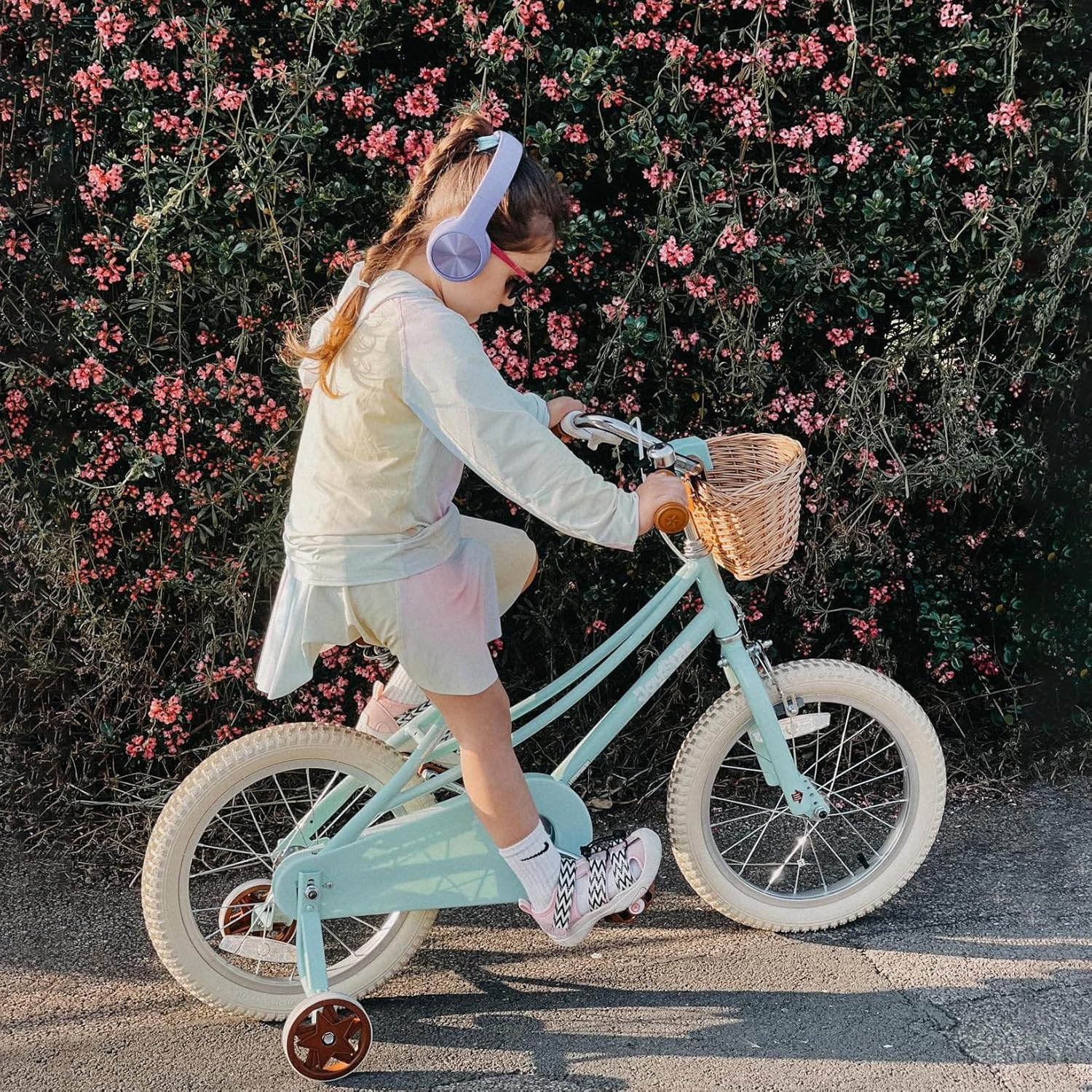 Meisjesfiets 16 inch Groen Retro met Zijwielen | 37% Korting!