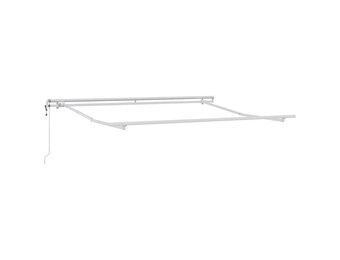 Markies Zonnescherm Wit Handmatig 3,5 x 2,5m - 61% Korting!