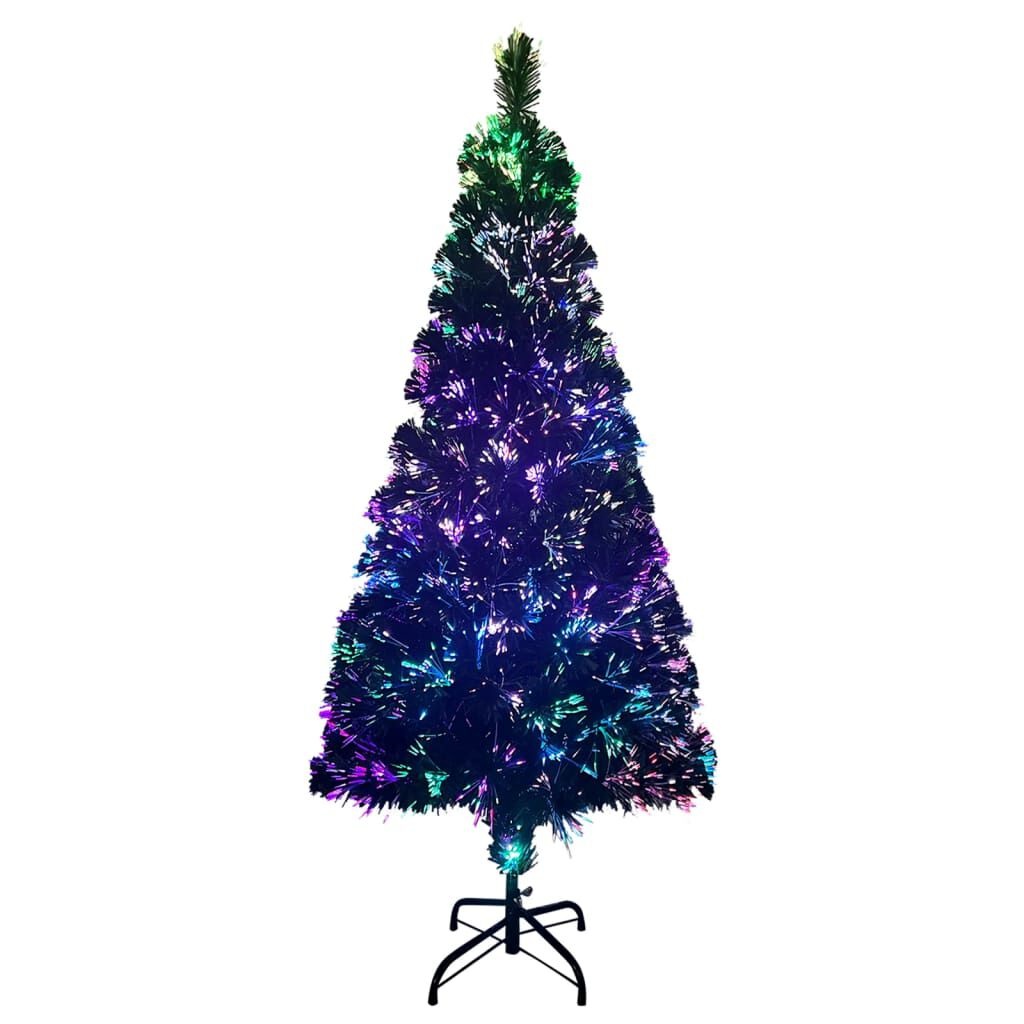 Kunstkerstboom met Glasvezel & 5-Kleurige LED - 210cm - 68% Korting!