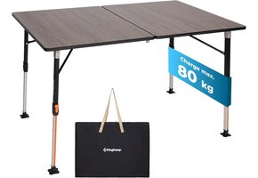 Campingtafel 120x80cm In hoogte Verstelbaar - 43% Korting