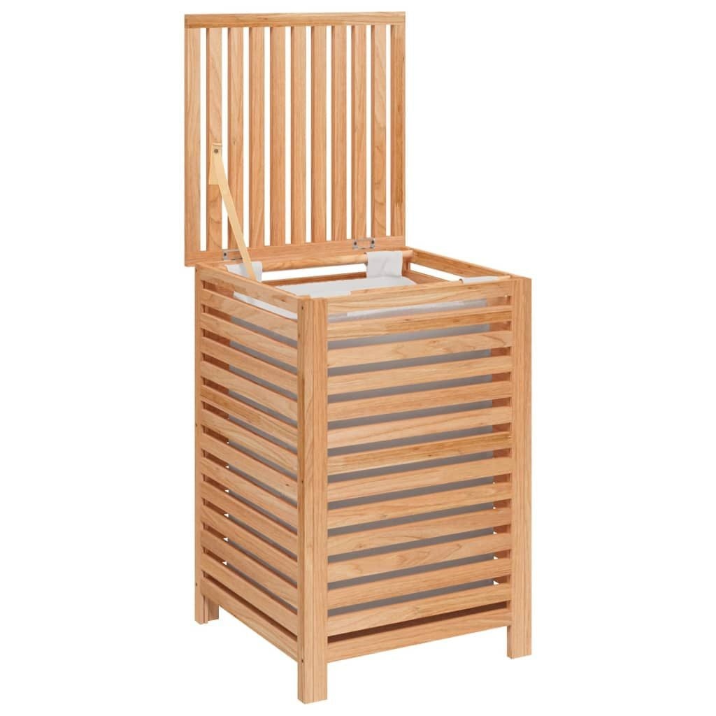 vidaXL Wasmand Walnotenhout - 45x45x65 cm - 52% Korting