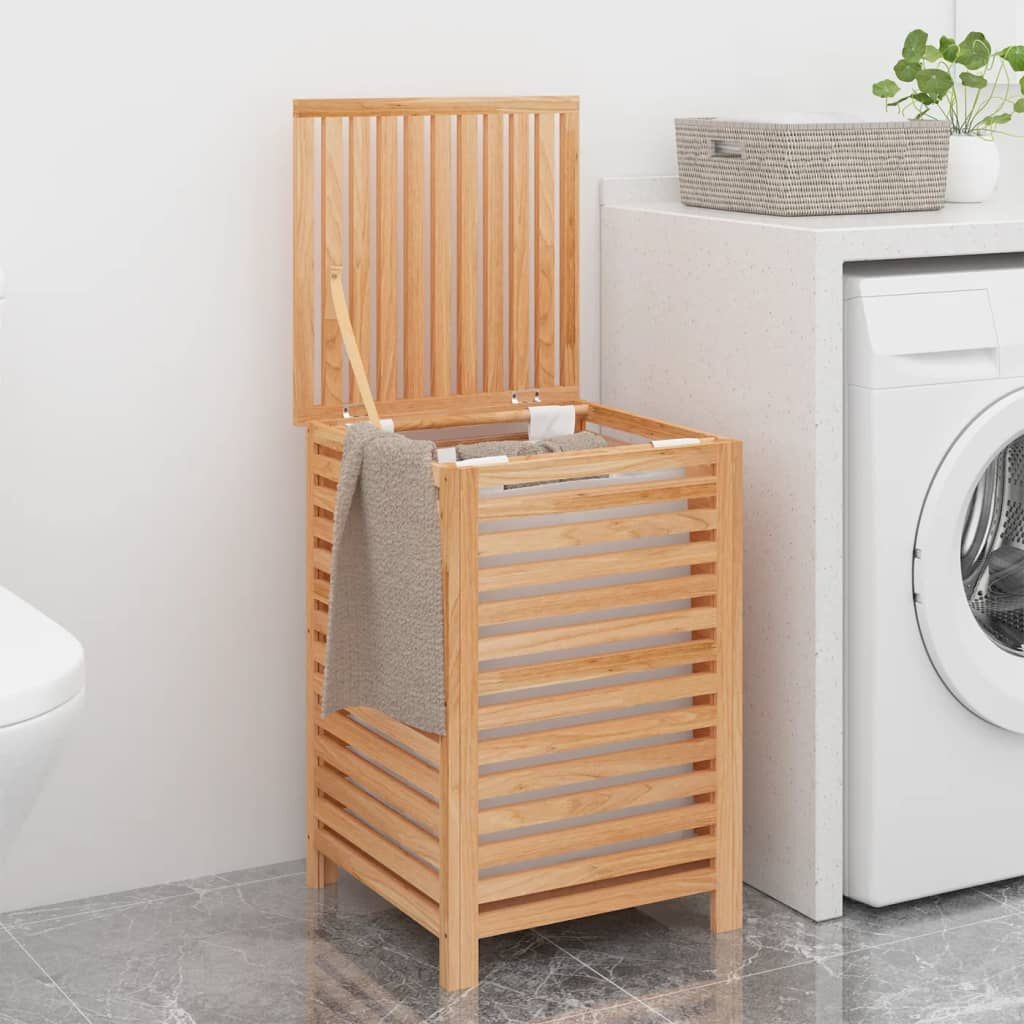 vidaXL Wasmand Walnotenhout - 45x45x65 cm - 52% Korting