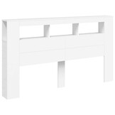 vidaXL Hoofdeinde LED 180cm Wit - Nu 62% Korting!