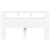 vidaXL Hoofdeinde LED 180cm Wit - Nu 62% Korting!