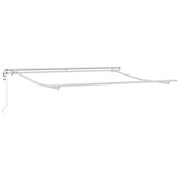 Handmatige Markies Wit 3,5x2,5m (47% Korting)