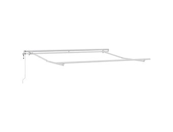 Handmatige Markies Wit 3,5x2,5m (47% Korting)