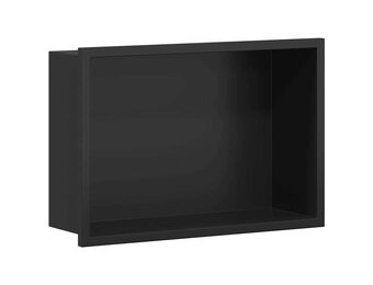 VidaXL Douche Niche Zwart - 30x20cm - Roestvrijstaal (47% Korting!)