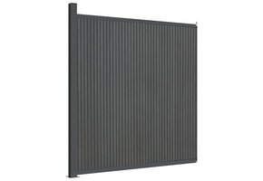 vidaXL Schuttingpaneel HKC Grijs 173x186cm - 77% Korting