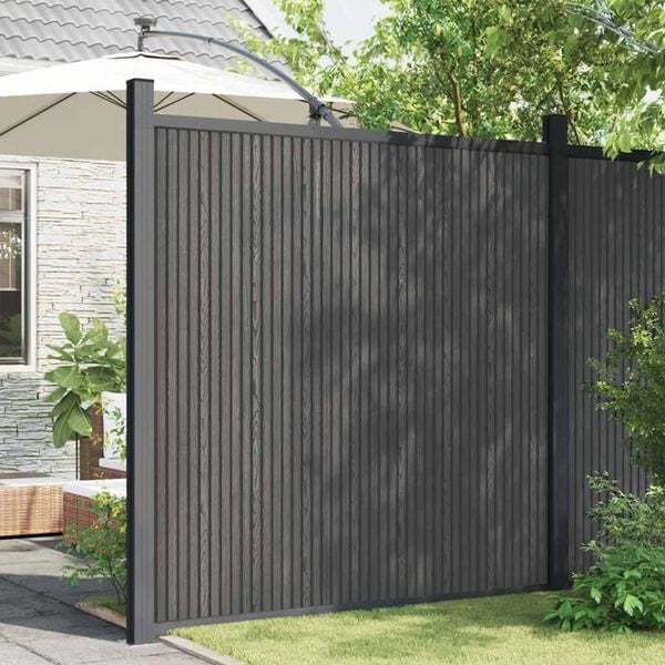 Schuttingpaneel HKC Grijs 173x186 cm: 72% Korting!