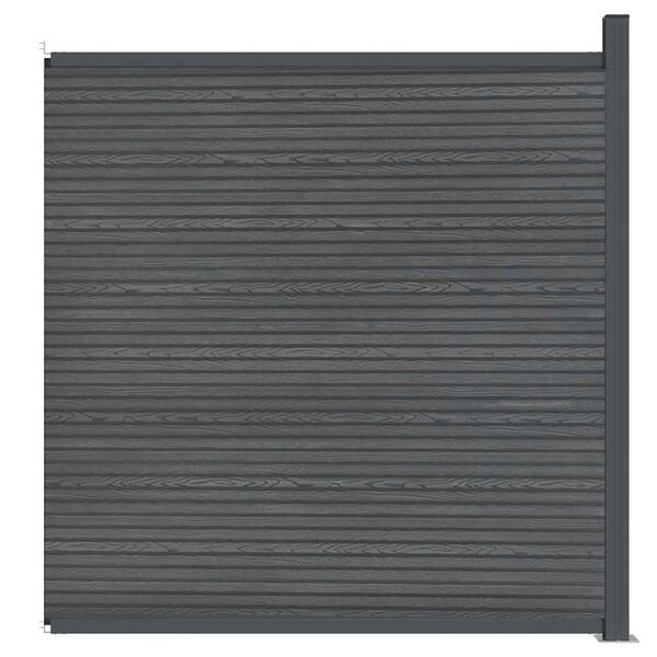 Schuttingpaneel HKC Grijs 173x186 cm: 72% Korting!
