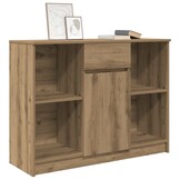 vidaXL Dressoir met Lade - Artisanaal Eiken - 34% Korting!