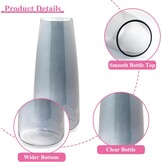 Rookgrijze Glazen Vaas 22cm | Modern & Veelzijdig | 26% Korting