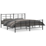 VidaXL Zwart Metalen Bedframe 180x200 cm - 35% Korting