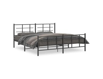 VidaXL Zwart Metalen Bedframe 180x200 cm - 35% Korting