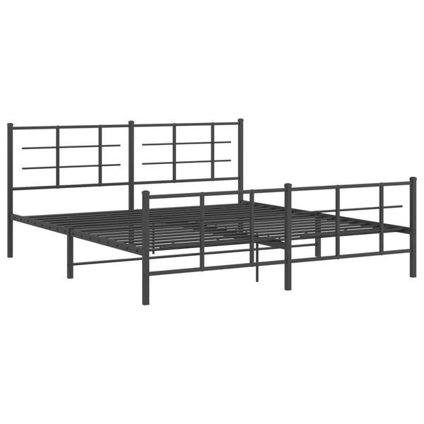 VidaXL Zwart Metalen Bedframe 180x200 cm - 35% Korting