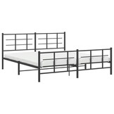 VidaXL Zwart Metalen Bedframe 180x200 cm - 35% Korting