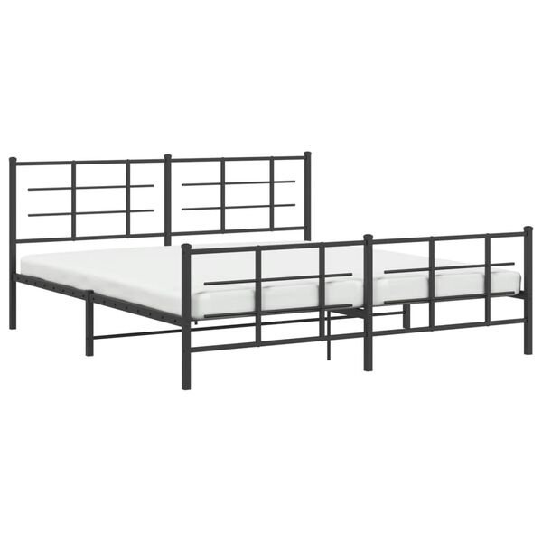 VidaXL Zwart Metalen Bedframe 180x200 cm - 35% Korting