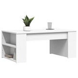 vidaXL Salontafel Bewerkt Hout Wit - 33% Korting!