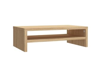 vidaXL Monitorstandaard 42x24x13 cm Eikenhout - 32% Korting