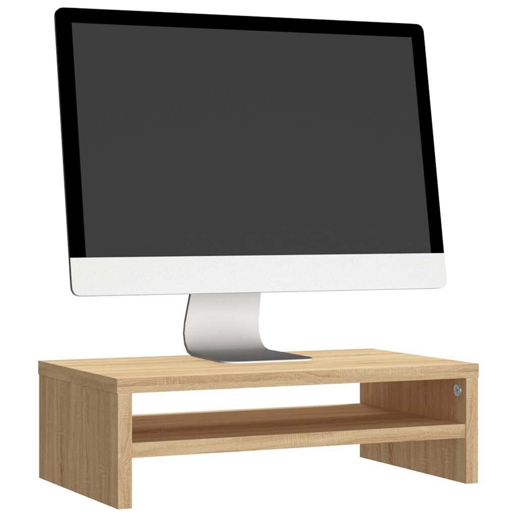 vidaXL Monitorstandaard 42x24x13 cm Eikenhout - 32% Korting