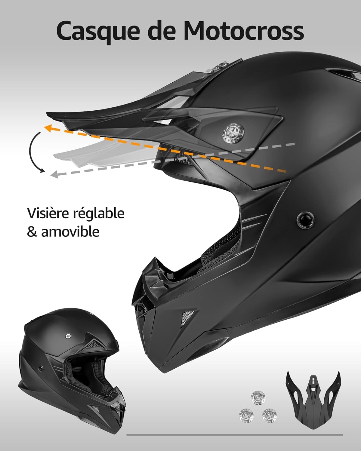 Motorcross Helm Mat Zwart - 34% Korting!